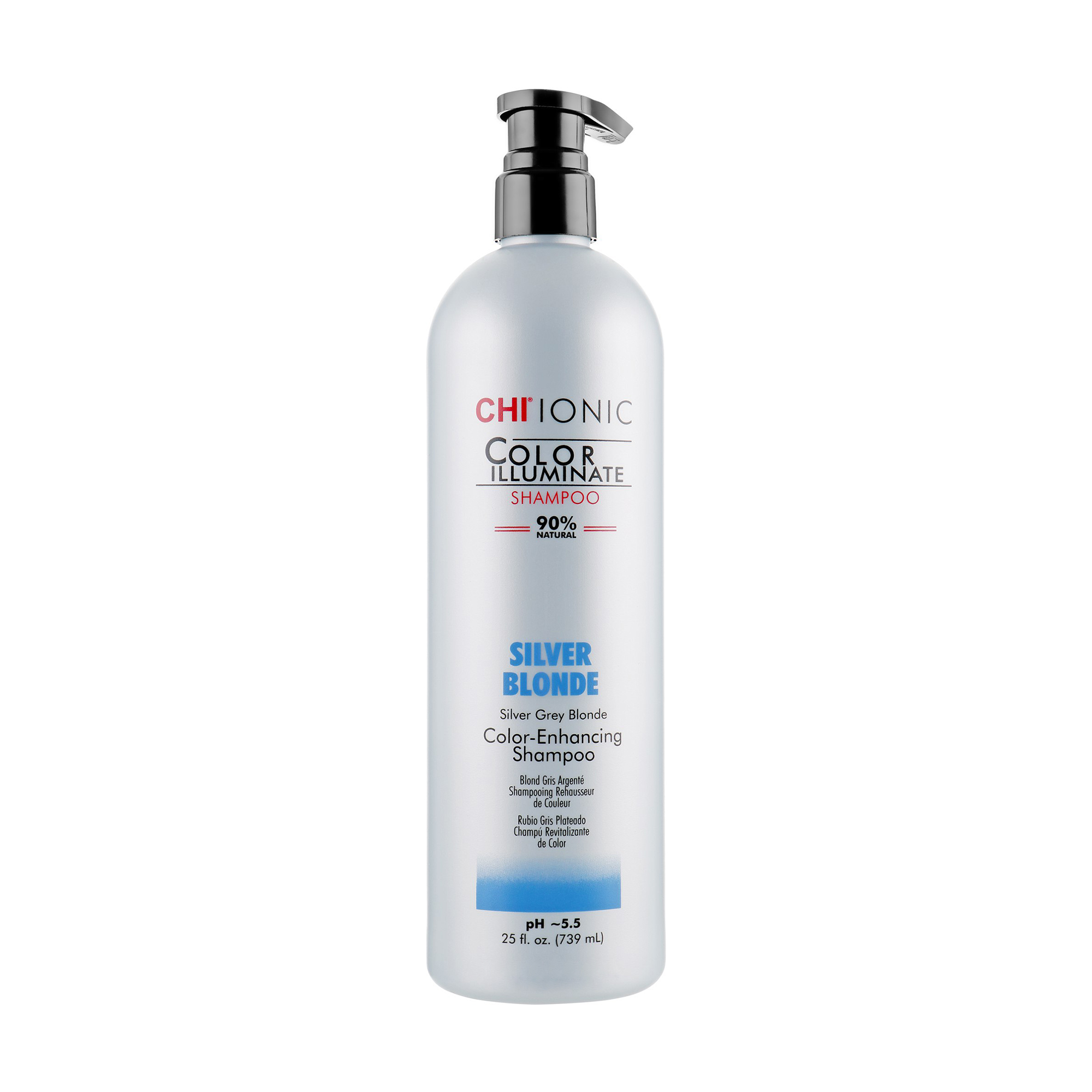 Відтінковий шампунь для волосся CHI Ionic Color Illuminate Shampoo Silver Blonde, 739 мл